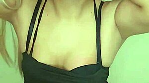 Horny transsexual with rich milk