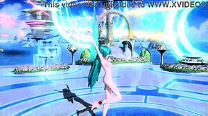 Unreal! Hatsune Miku Fully Nude in Project Diva Love Song Mod