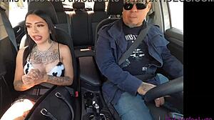 Skinny Tattoo Girl Gets Creampie In Casting