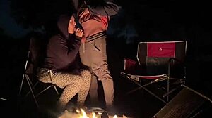 we were using my pussy at a public camp, hoping someone would catch us.