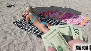 molly mae, amateur with big tits, picked up for outdoor hardcore sex