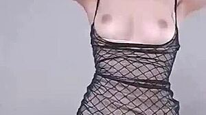 Young Korean Asian Babe Solo Play in Private Room