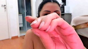 Brazilian Latina Excites Wet Pussy During Yoga Workout With Sexual Desire