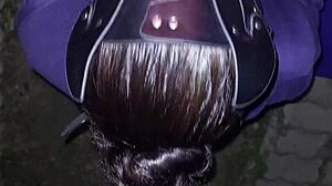 Safada Takes COCK In Backyard While Cars Pass And Gets CUM PISS Bath!