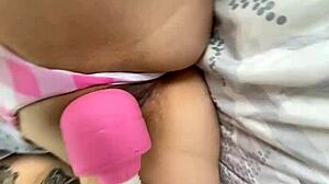 stepsister caught masturbating hard with intense cum finish