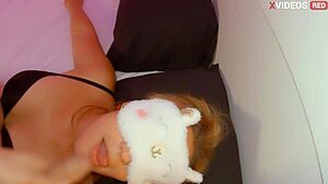 Massive Cumshots Everywhere in Panties and Creampie
