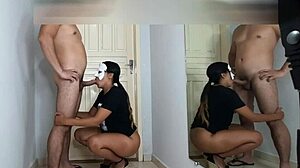 Slut Loves Cum On Her Big Ass!