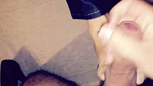 Jessica gives special footjob with heels and shoes