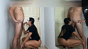 Slut Loves Cum On Her Big Ass!