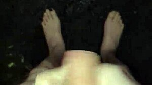 Masturbating Naked in the Rain