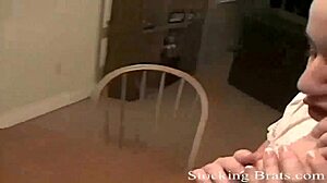 I lick her toes in stockings during lesbian bdsm