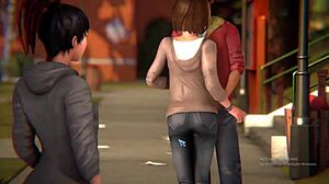 Intense Fingering and Squirting in Public at McDonald's