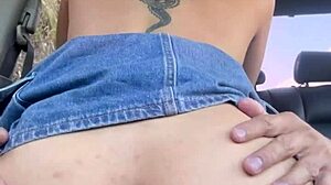 Stranger fucks in car, caught