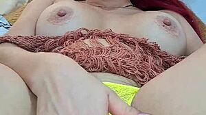 colombian redhead squirts solo on snapchat, orgasm goes viral