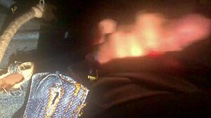 I gave a beautiful blowjob to my husband inside the cinema