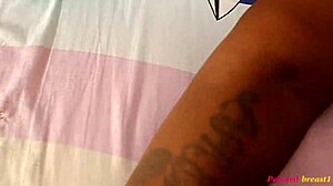 African girl rides big black cock missionary