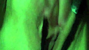 Shaved milf masturbates in hot morning