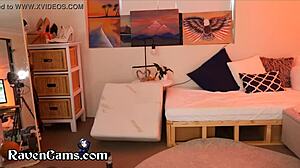 Thicc Teen Rides Dildo for Strangers, Squirting Orgasm or Just Teasing?