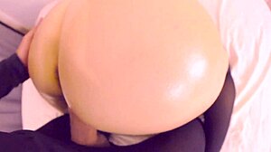 Step dad gives his girl riding lessons.