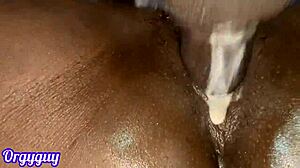 wet housewife juicy pussy with monster cock