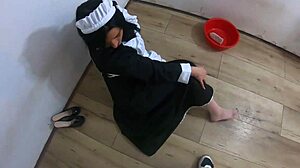 hey, check this cosplay mix with a slutty nun and wild maid!