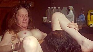 eating her juicy pussy while fucking hard on the washing machine again