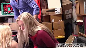 Amateur teen masturbation and blonde caught in library