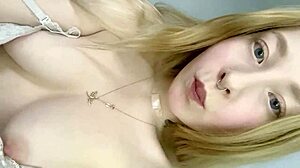 Russian teen 18+ darya masturbates to beat quarantine boredom