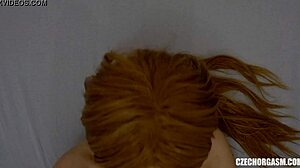 Czech girl indulges in slow, sensual masturbation, reaching a shuddering orgasm at home.