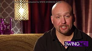 Mature swingers feel exhilarated arriving at the swing house for group oral and blowjobs