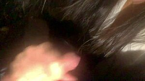 I gave a beautiful blowjob to my husband inside the cinema