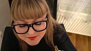 Secretary Sucks Boss's Dick To Keep Her Job