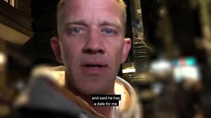 Fit sandy, blonde milf with big fake tits, gets rough doggystyle raw sex in public first date hookup.