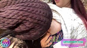 Crafty Lesbian Cutie Seduces Best Girlfriend in Forest?