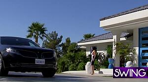 Mature swingers feel exhilarated arriving at the swing house for group oral and blowjobs