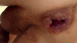 My natural lubricant has leaked out again, and I'm squirming from the stretching