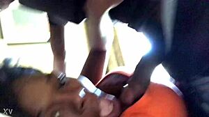 why is jamaicandoll sucking that hotel guy's big cock?