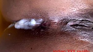 Indian Step Mom Receives Intense Anal Creampie in Hindi