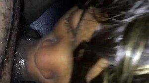 Wet Mouth Teases Black Cock