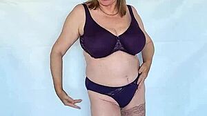 never ending story with mature busty milf in stockings and high heels