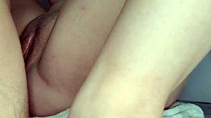Cute Shy Girl Spreads Legs on Desk for Quickie and Cumshot on Pussy