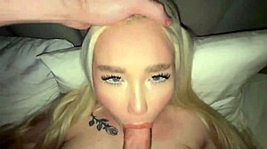 hey, wanna see a messy blowjob from my buddy's hot girlfriend with blue eyes?