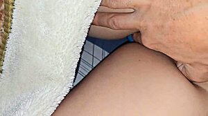 Hey, playing with my virgin stepdaughter’s new panties—too tight?