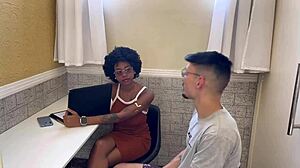 Fucking The Skinny Gym Receptionist Bareback.