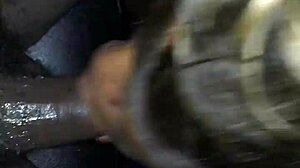 Wet Mouth Teases Black Cock