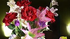 Skinny blonde waitress enjoys steamy lesbian sex and tight pussy eating