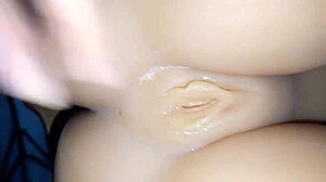 Half-Asian Beauty Tricks Guy into Raw First-Time Sex After Cheating at Exam