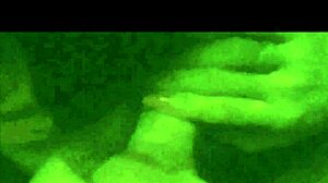 Lenev8 strips and fucks stranger in swing bar cabins.