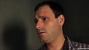 i, as milf clinic owner, roughly anal finger the male slave in hospital