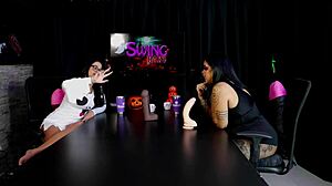 Morena drools over toy with sloppy blowjob skills - Marcelly Melo